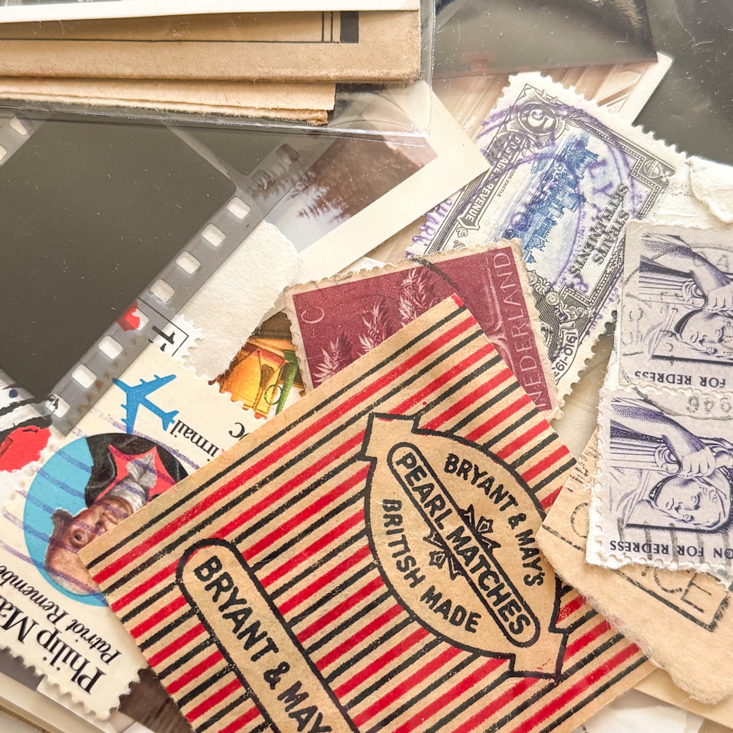 Genuine Vintage Junk Journal Grab Bag x30+ pieces