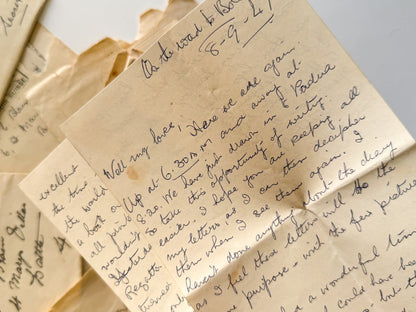 Handwritten Letters from the 1940s