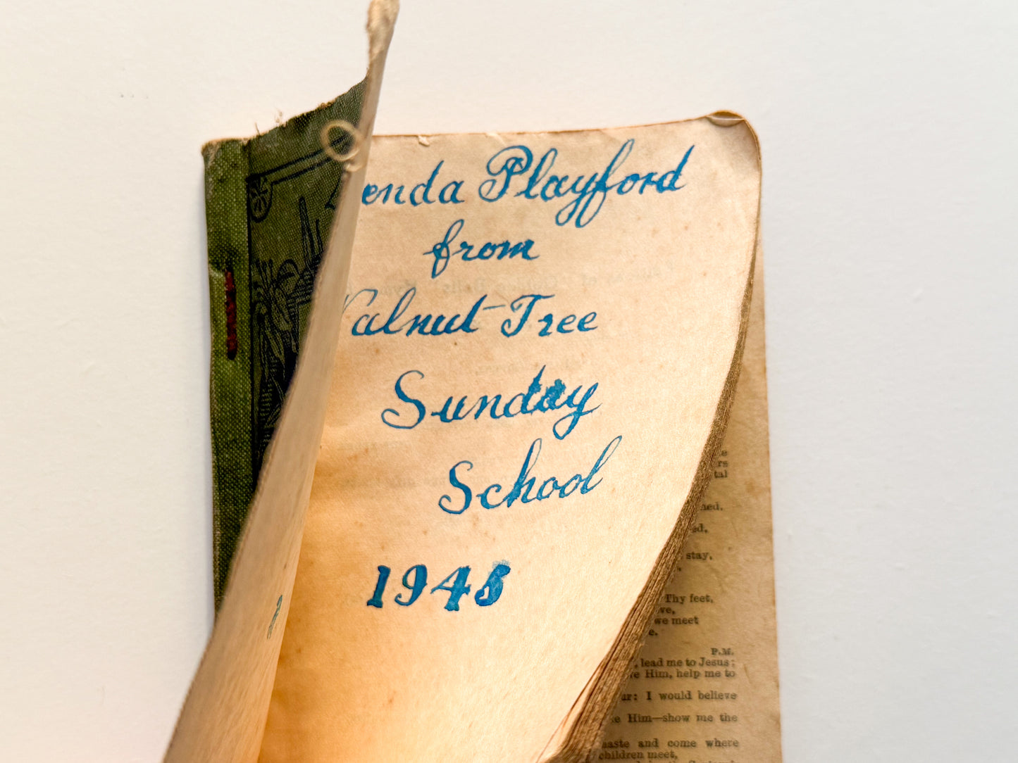 Children's Hymn Book from the 1940s