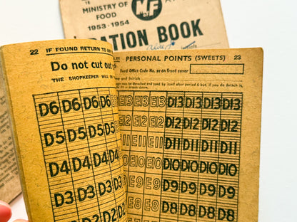 Ration Booklets from the 1940s & 50s