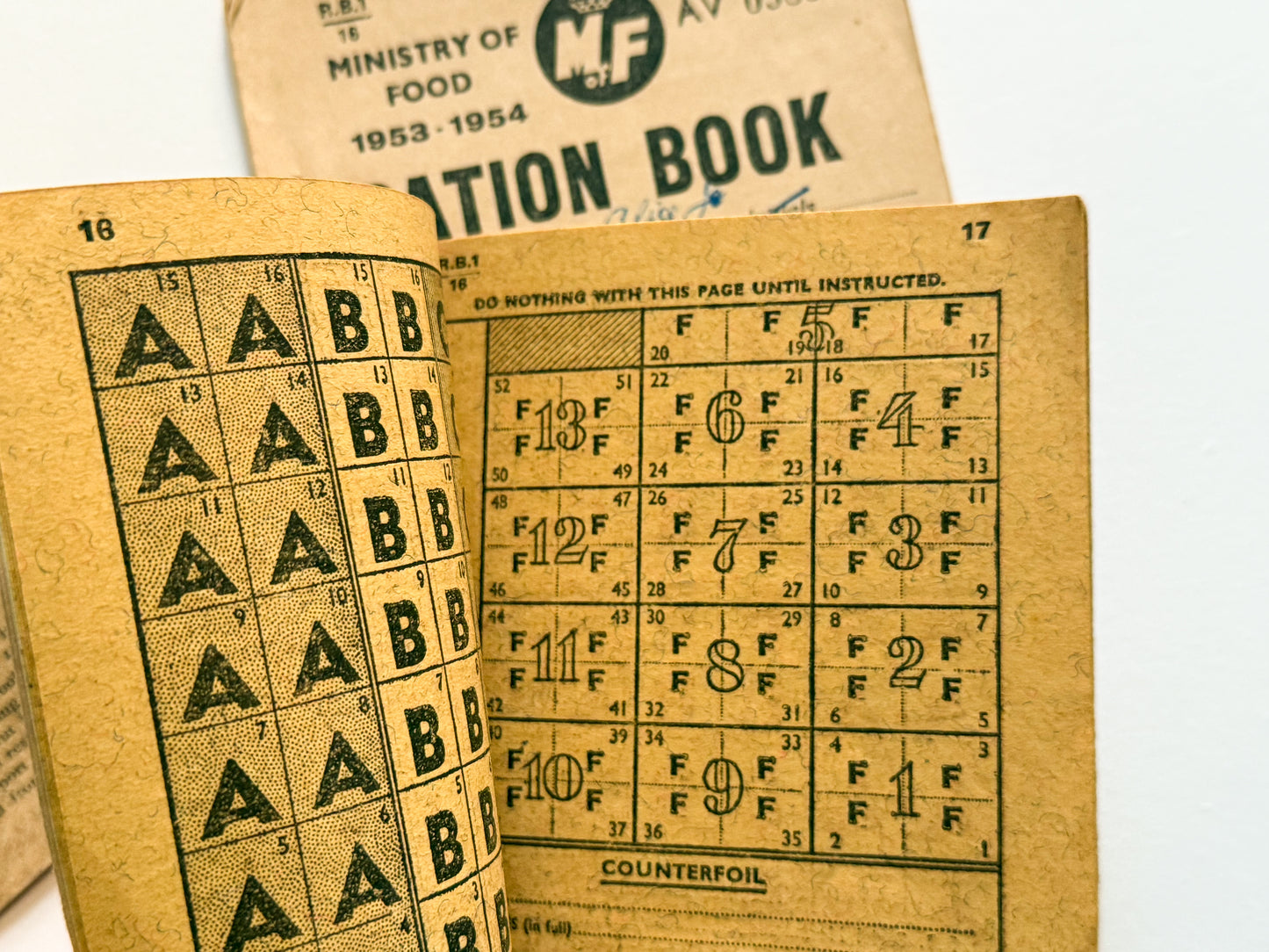 Ration Booklets from the 1940s & 50s