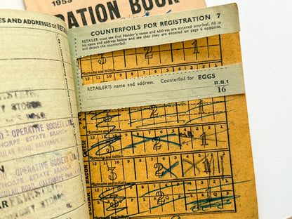 Ration Booklets from the 1940s & 50s