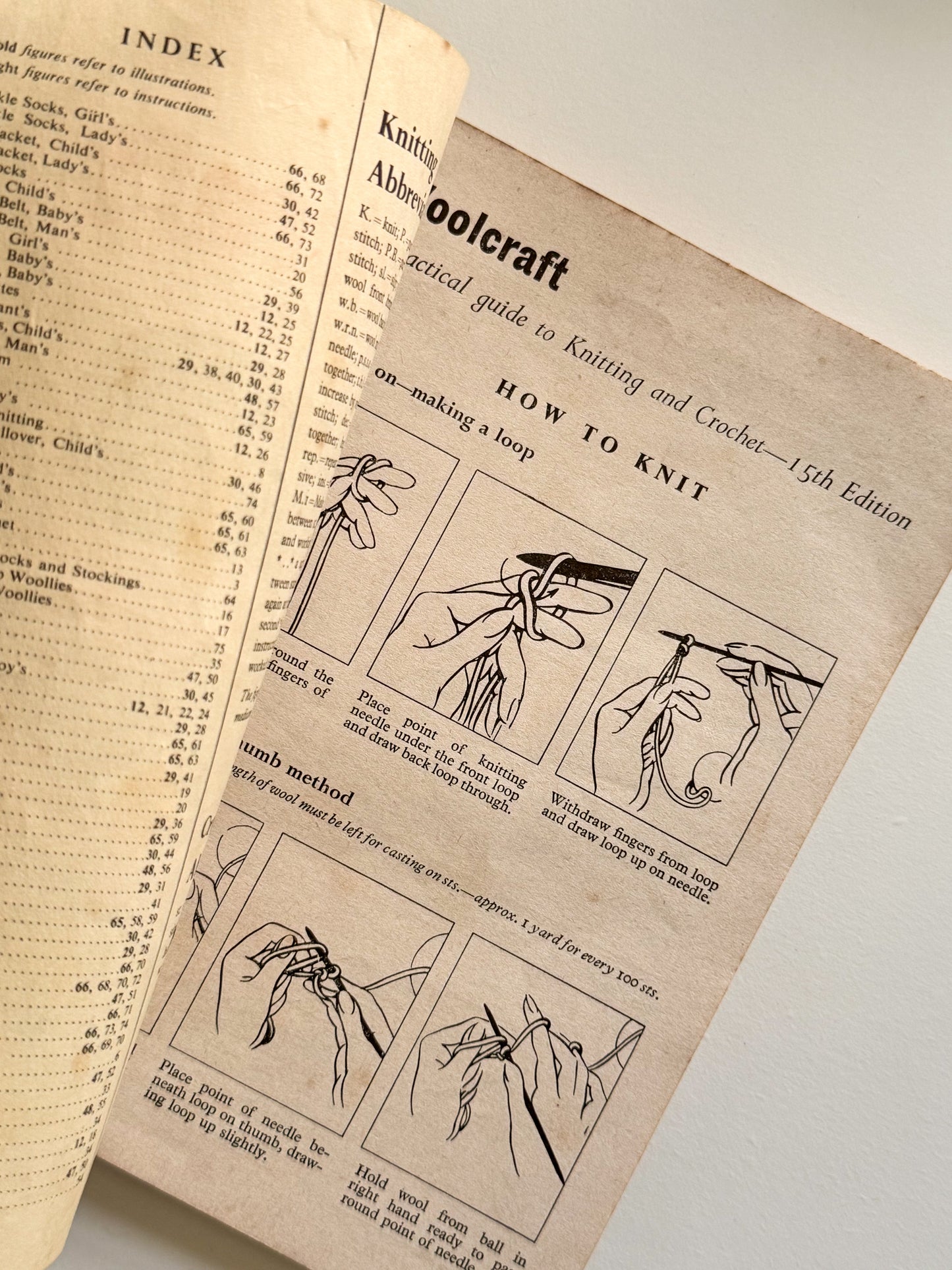 Woolcraft Vintage Knitting & Crochet Guide