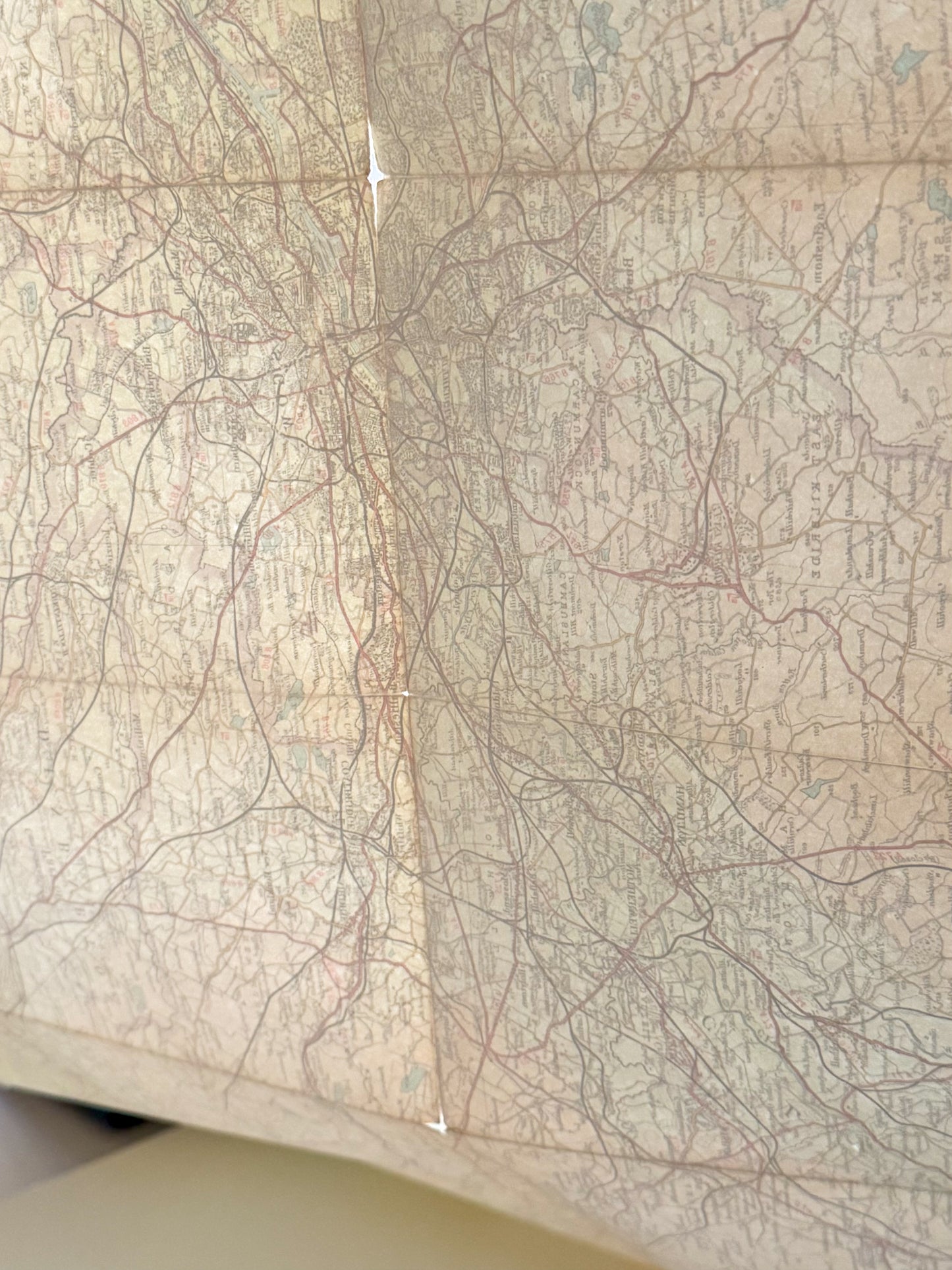 Bartholomew's Mid Scotland Map - Vintage Map
