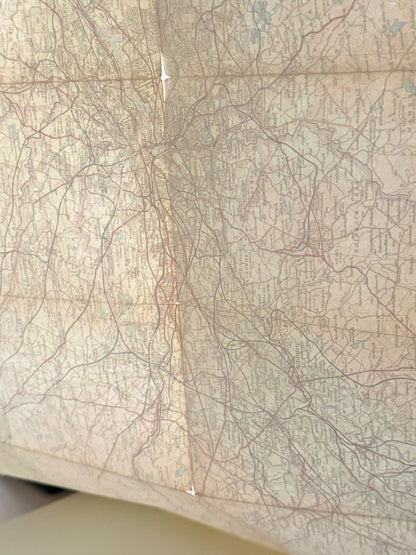 Bartholomew's Mid Scotland Map - Vintage Map