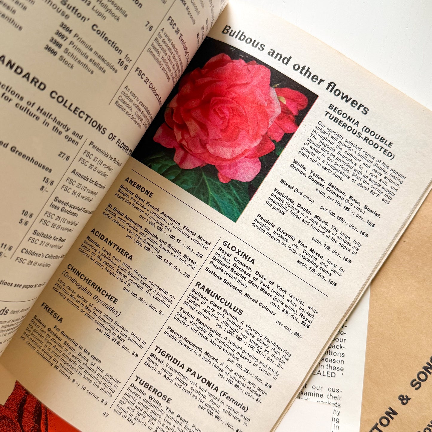Sutton Seeds 1967 Catalogue