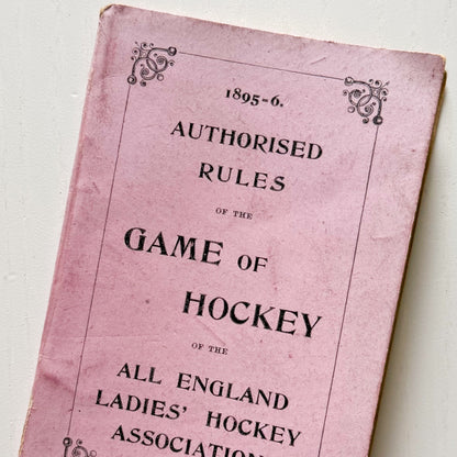 Hockey Guide from 1895