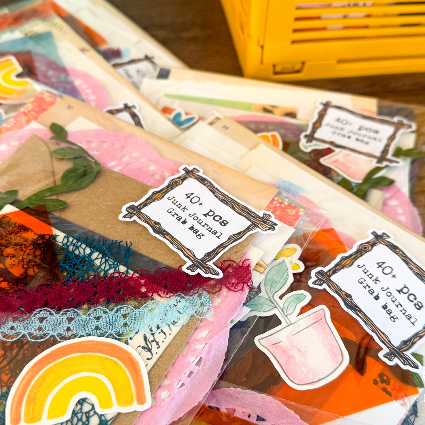 Botanical Junk Journal Grab Bag x40+ pieces