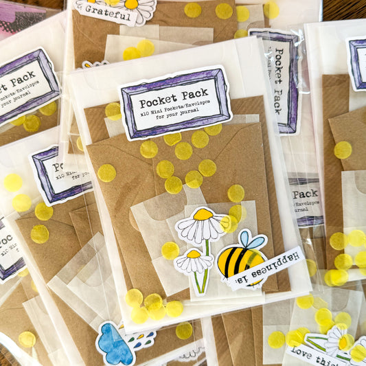 Pocket Pack x10 Mini Envelopes