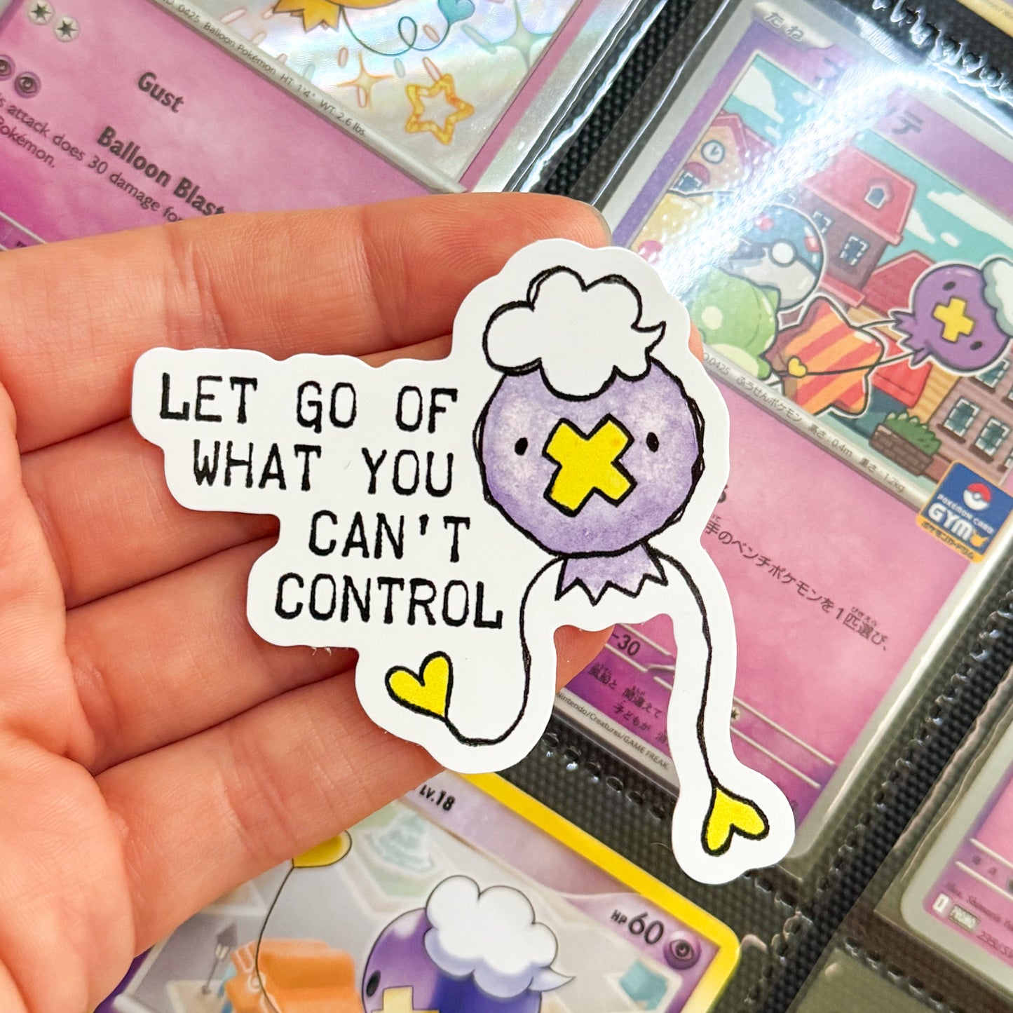 Let Go Vinyl Sticker