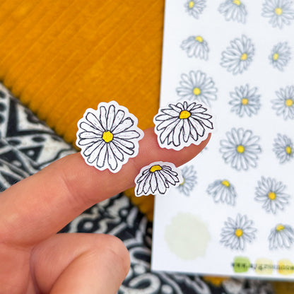 Daisies A6 Sticker Sheet