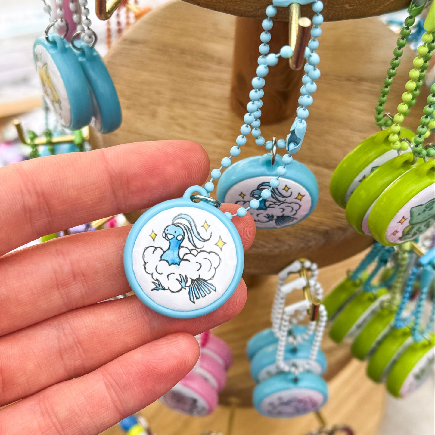 Pocket Sized Monster Keychain