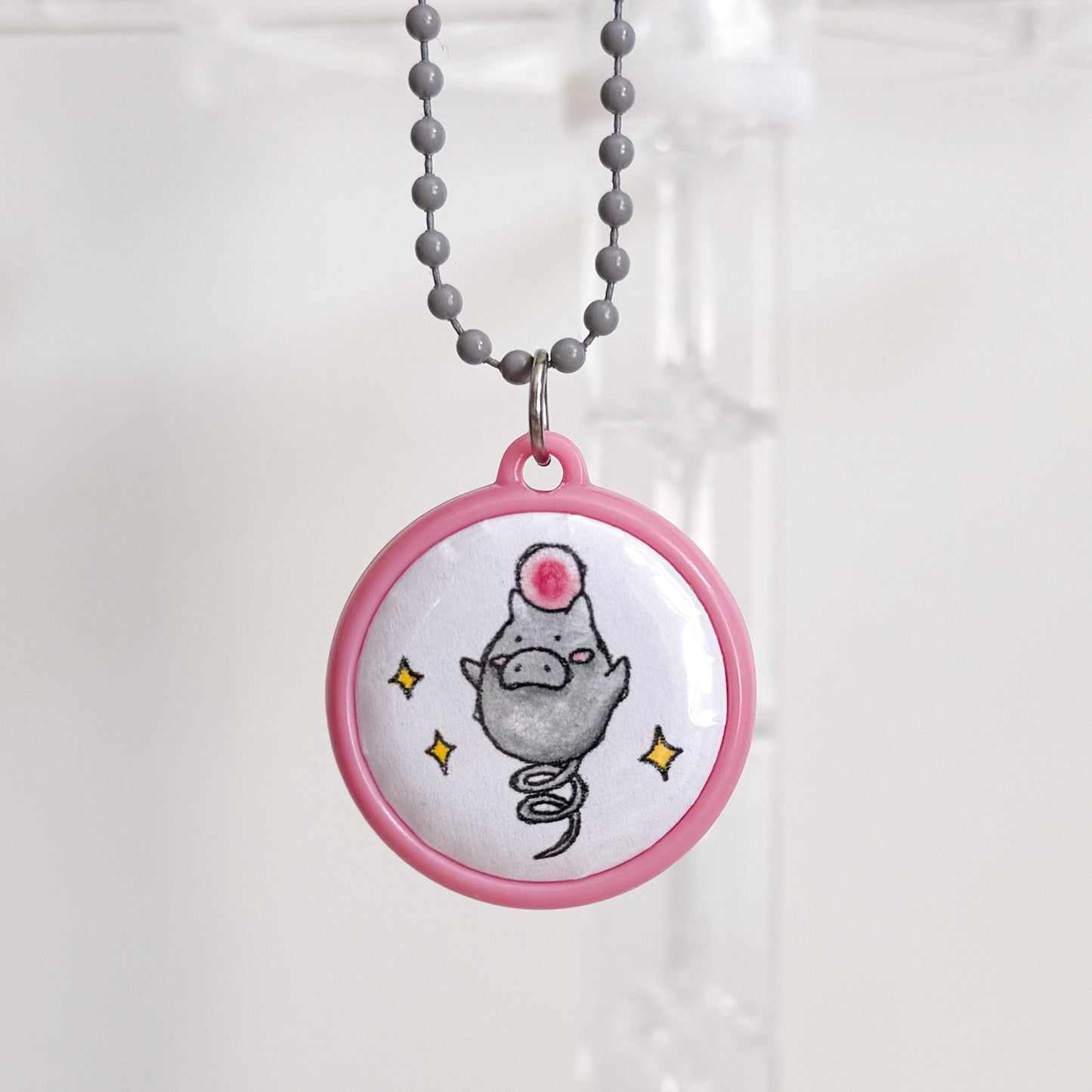 Pocket Sized Monster Keychain