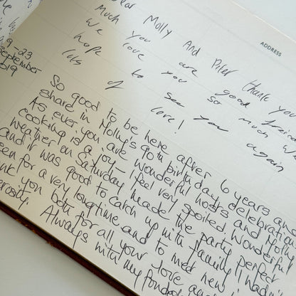 Visitor's Book from 1974 - 2019
