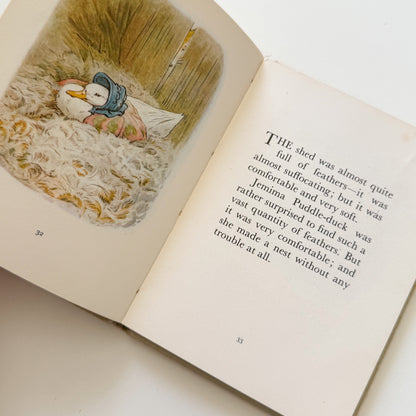 Jemima Puddle-Duck Vintage Beatrix Potter Children's Book