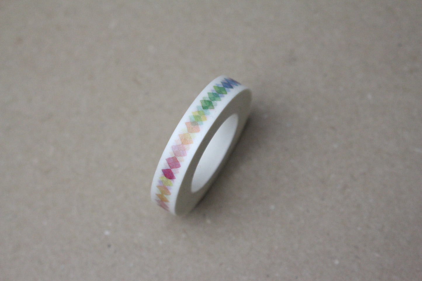 Rainbow Diamond Watercolour Washi Tape