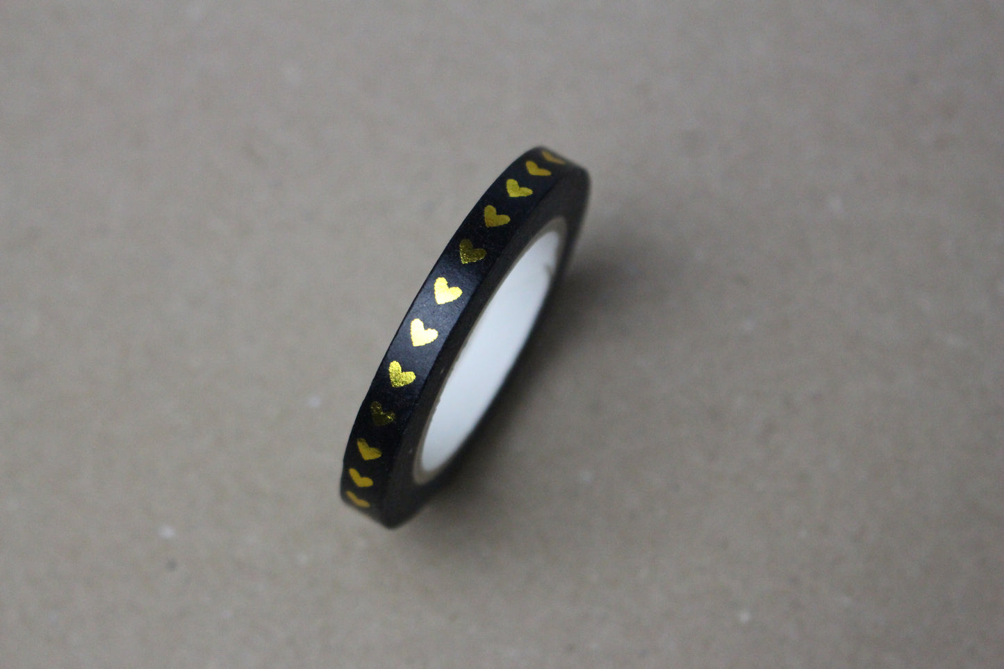 Gold Foiled Heart Washi Tape