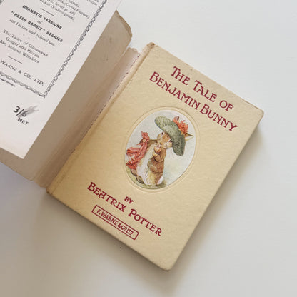 Benjamin Bunny Vintage Beatrix Potter Children's Book