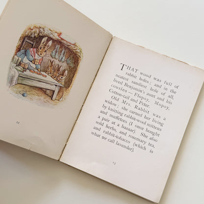 Benjamin Bunny Vintage Beatrix Potter Children's Book