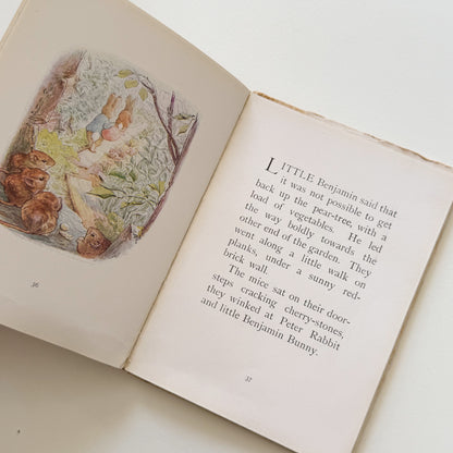 Benjamin Bunny Vintage Beatrix Potter Children's Book