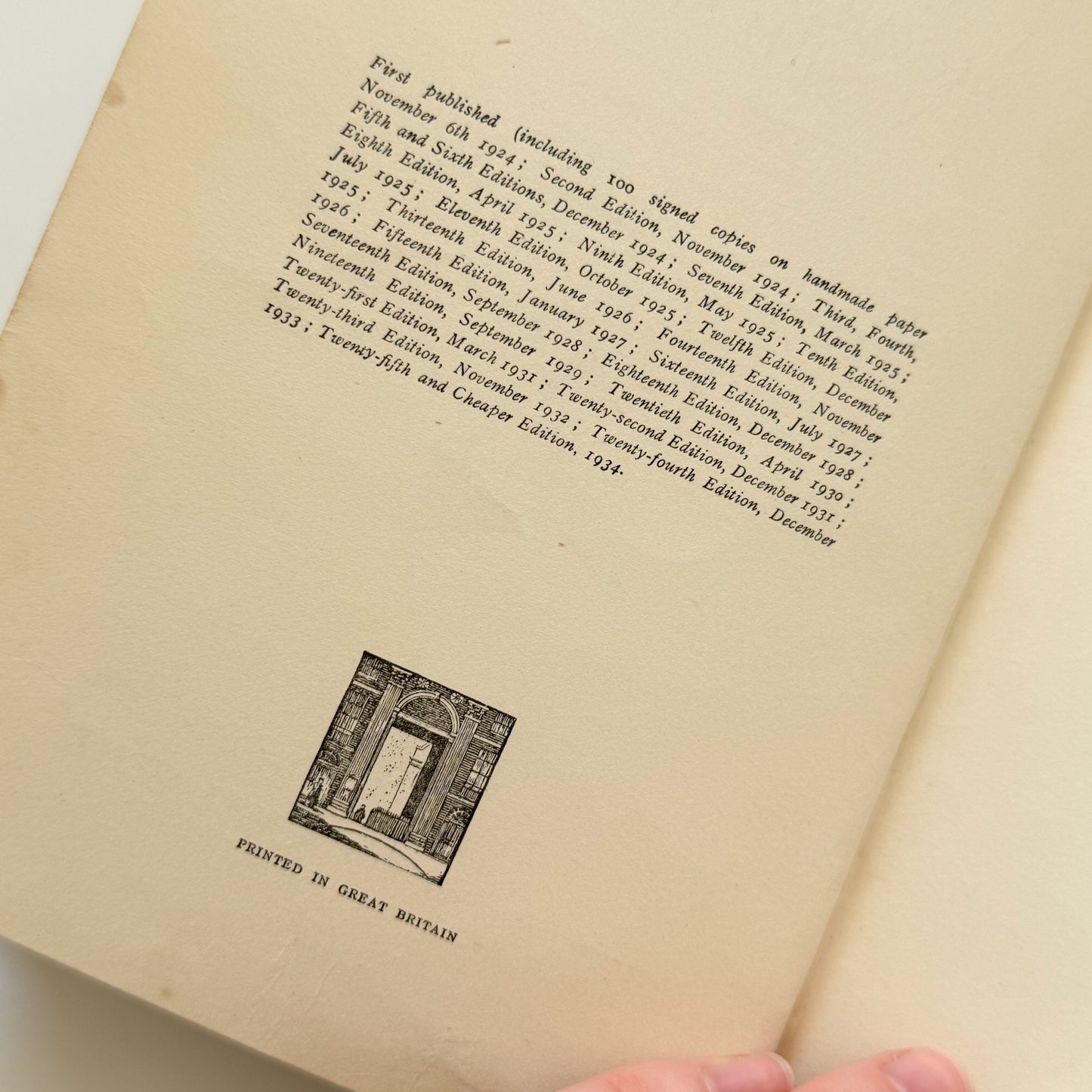 When We Were Very Young by A.A. Milne 1934 Edition