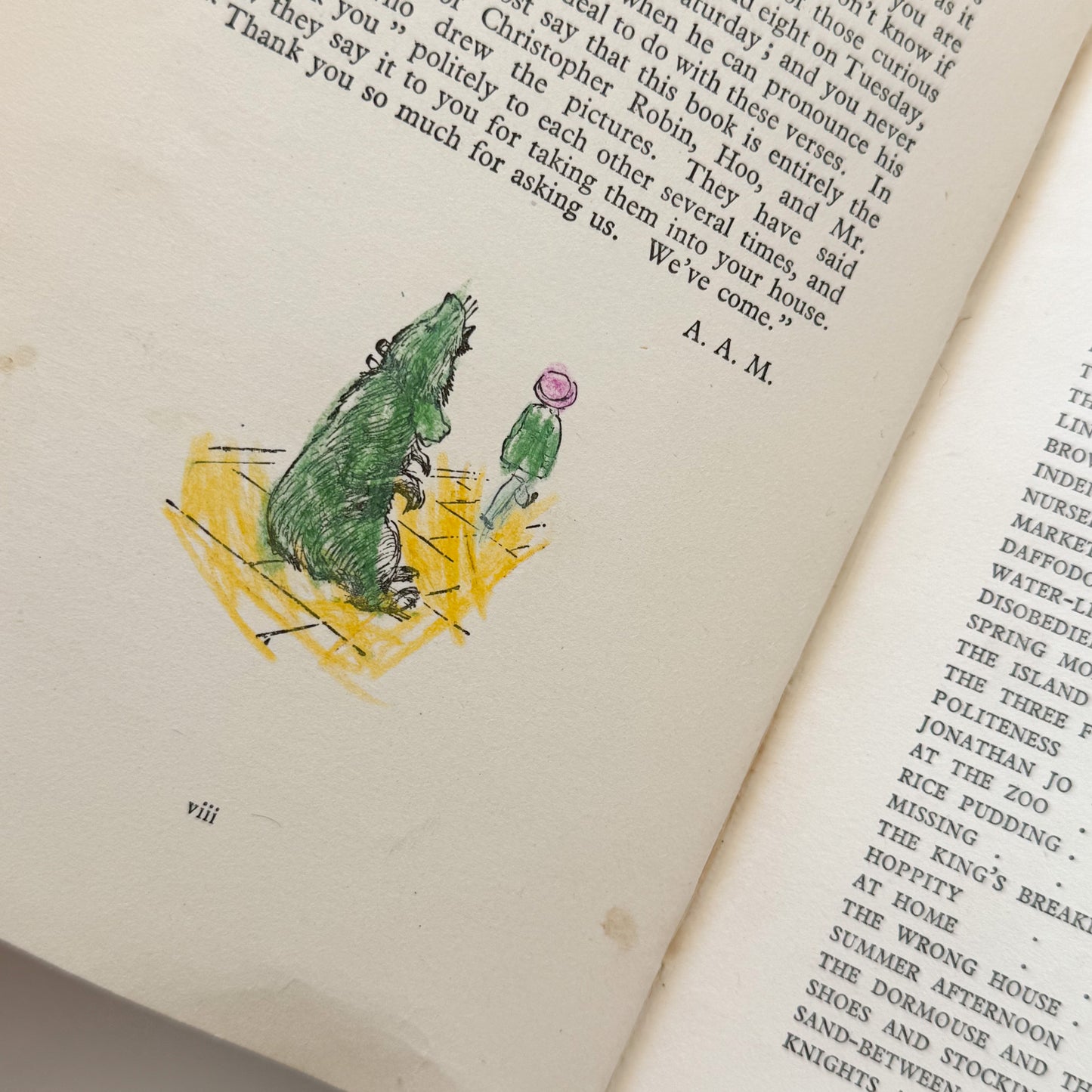 When We Were Very Young by A.A. Milne 1934 Edition