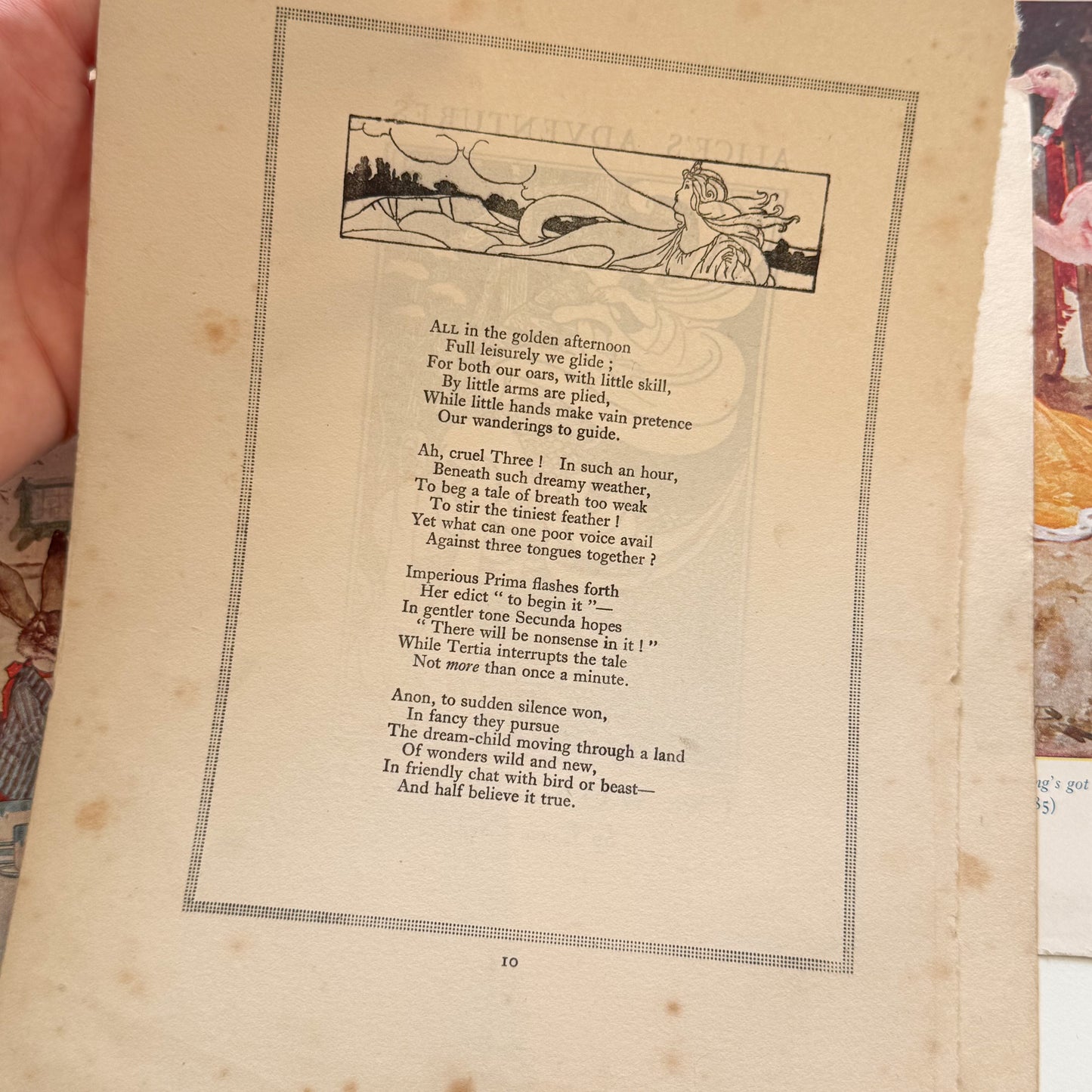 Vintage Alice's Adventures in Wonderland Book Illustrations 1930s
