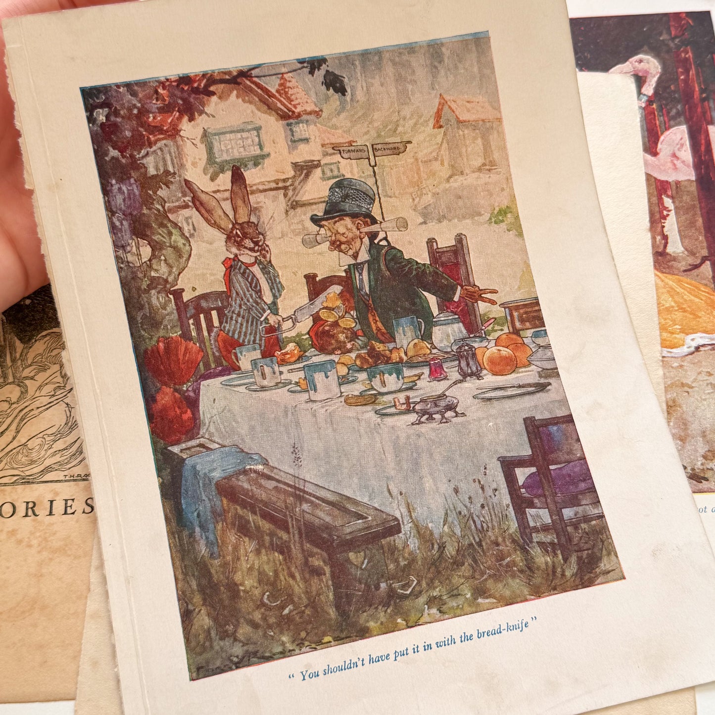 Vintage Alice's Adventures in Wonderland Book Illustrations 1930s