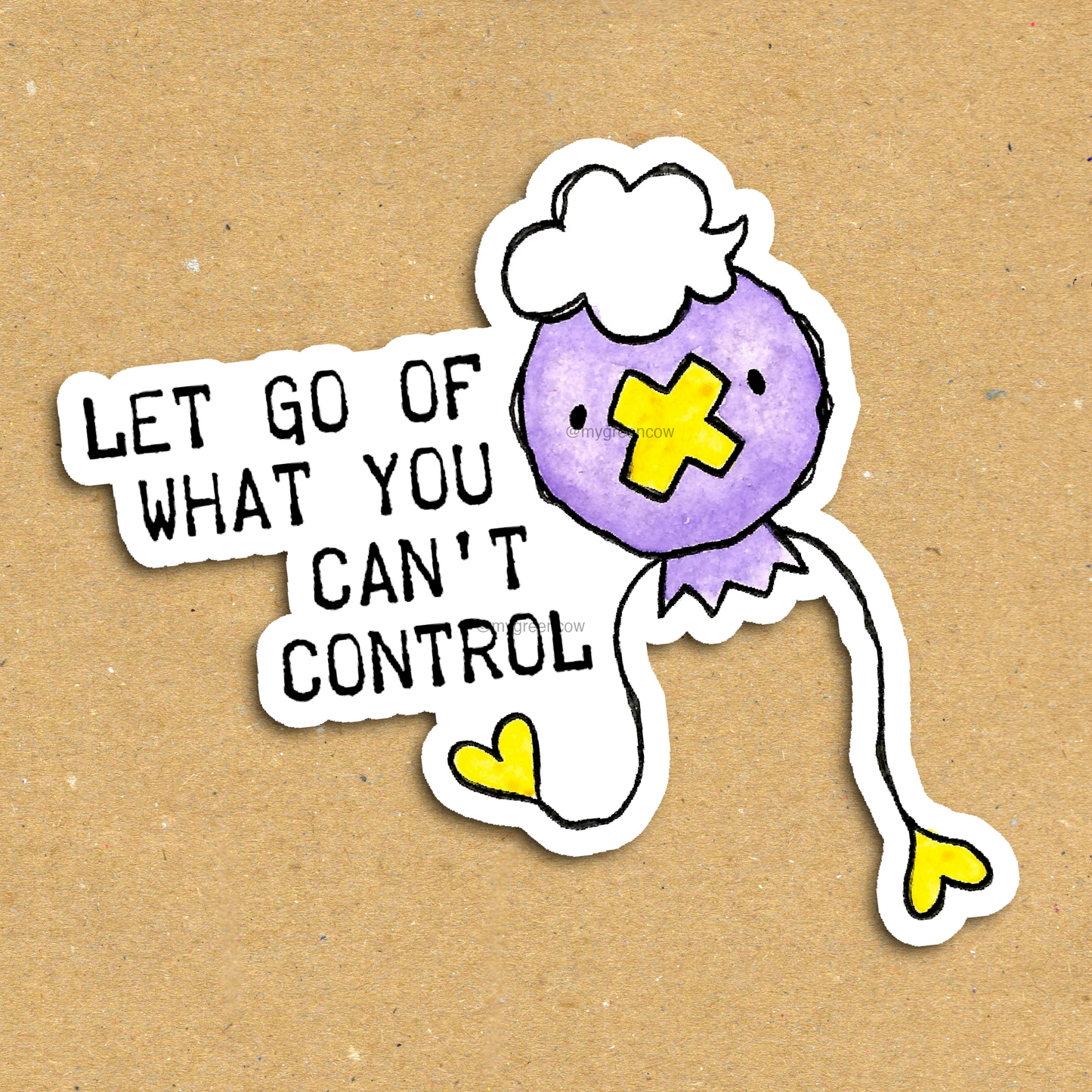Let Go Vinyl Sticker