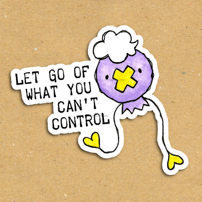 Let Go Vinyl Sticker