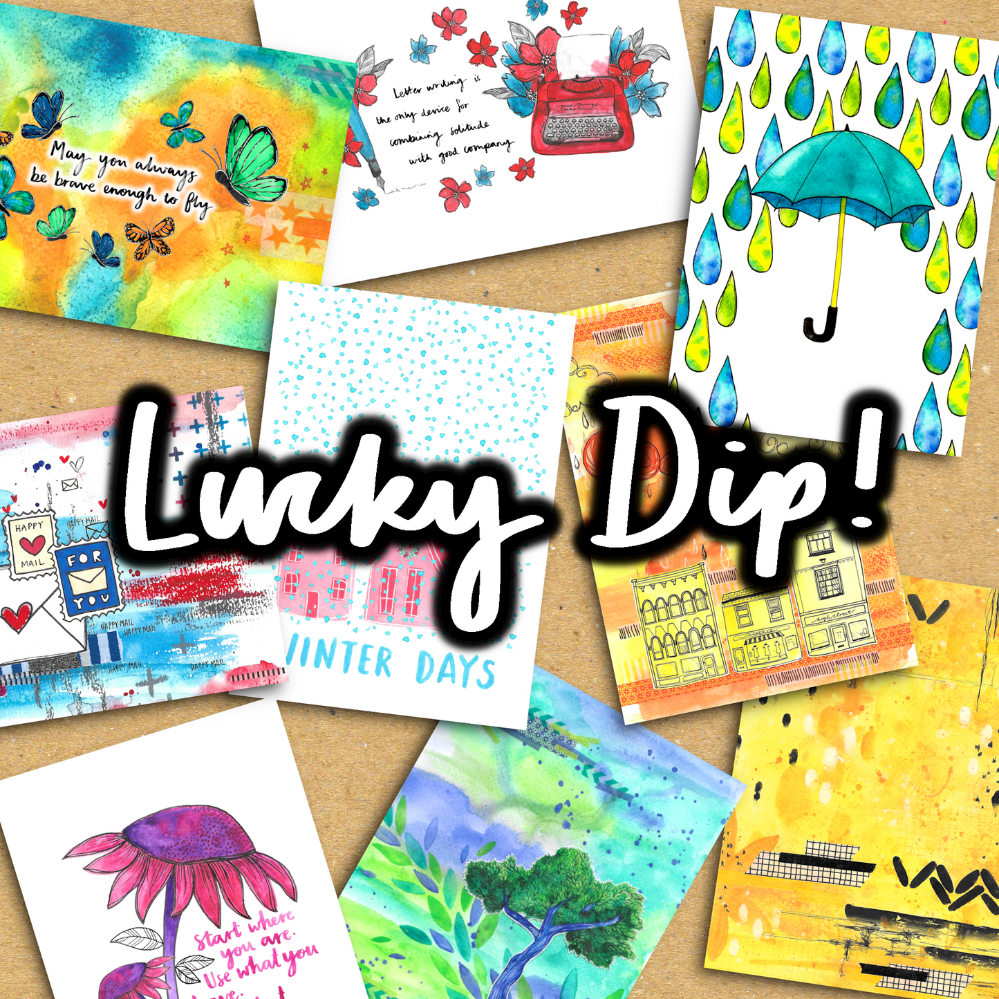 Postcard Lucky Dip