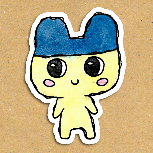 Virtual Pet Metchi Vinyl Sticker