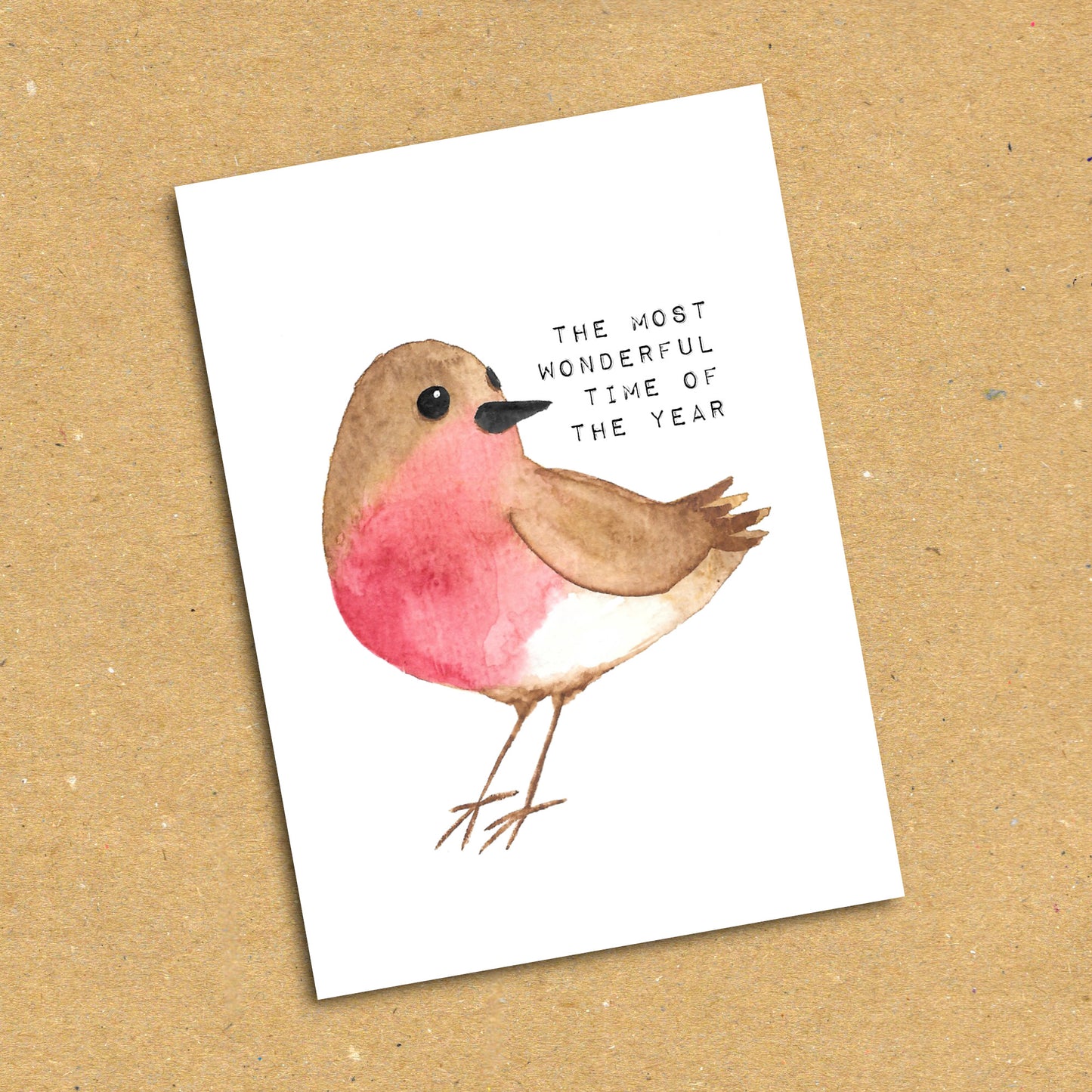 Robin "Most Wonderful Time" Postcard x5 Pack