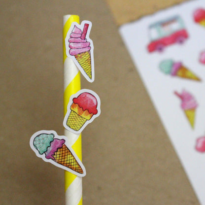 Summer Joy A6 Sticker Sheet