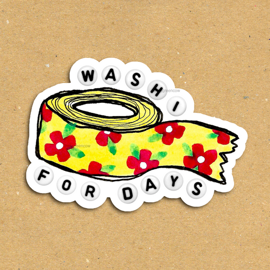 Washi For Days Vinyl Sticker