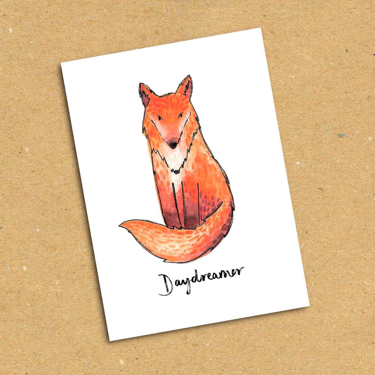 Daydreamer Fox Postcard x5 Pack