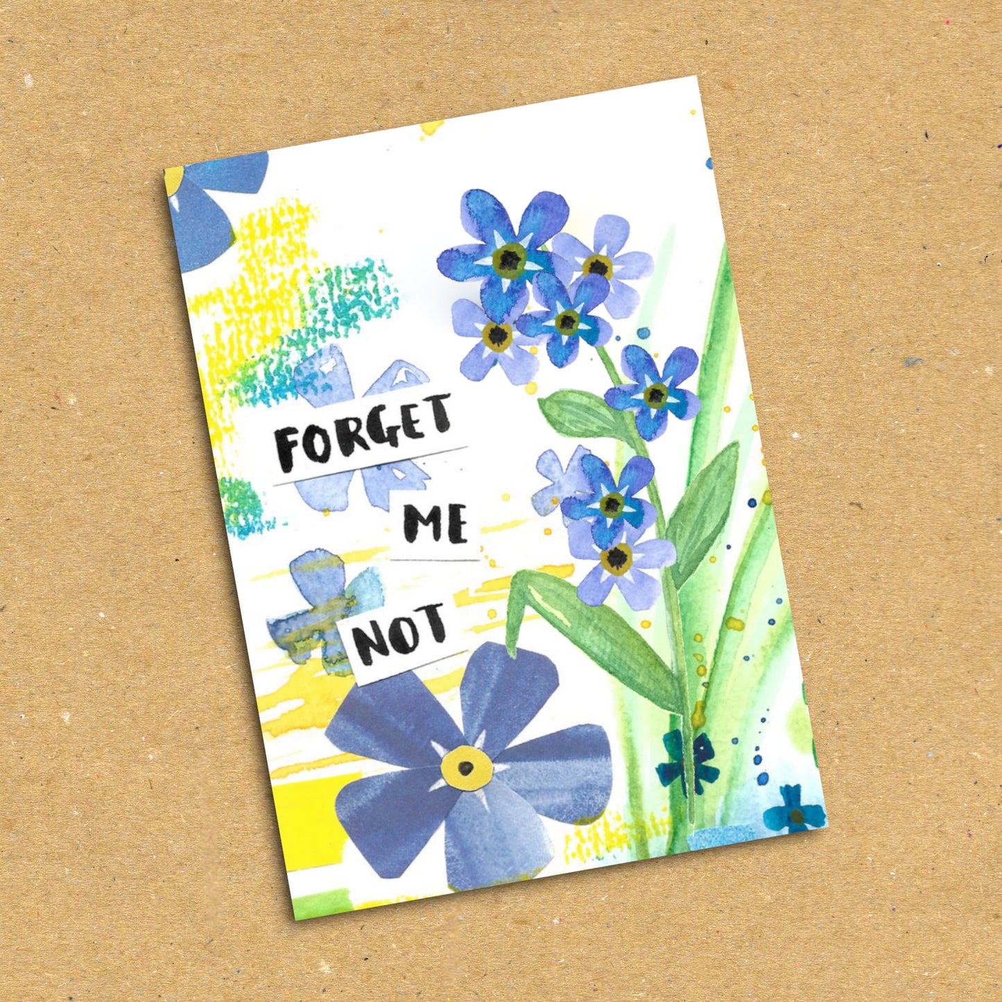 Forget Me Not Postcard x5 Pack
